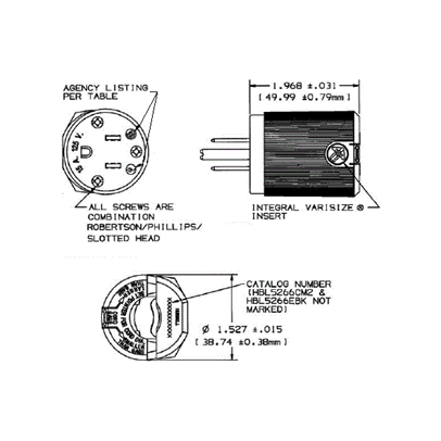 HBL5266C Drawing