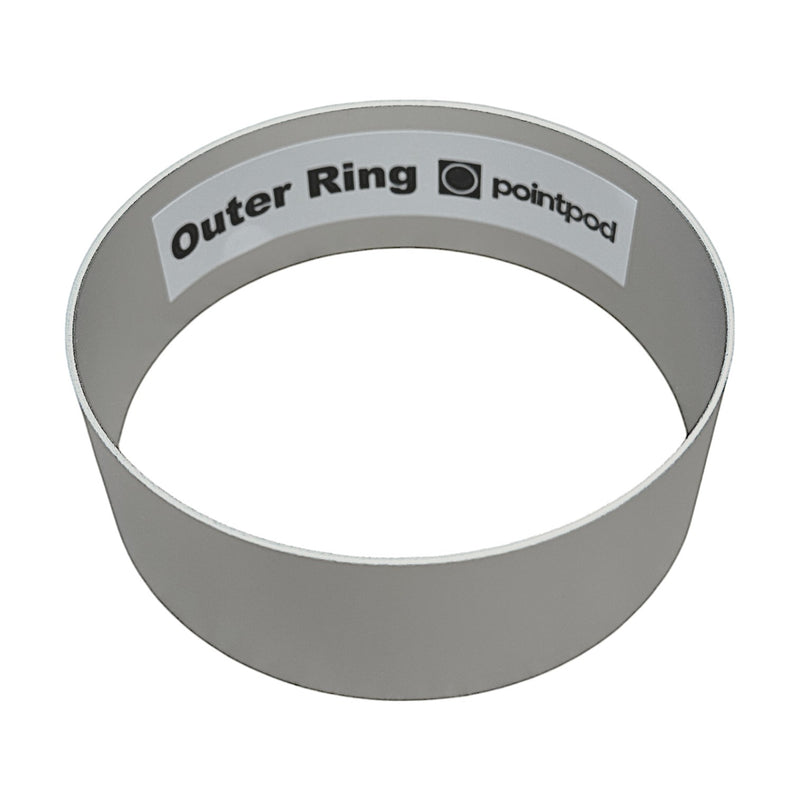 Replacement Outer Trim Ring, Silver