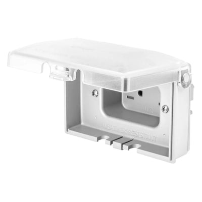 Hubbell RW15300W Outdoor Horizontal Weatherproof Wall Box, White