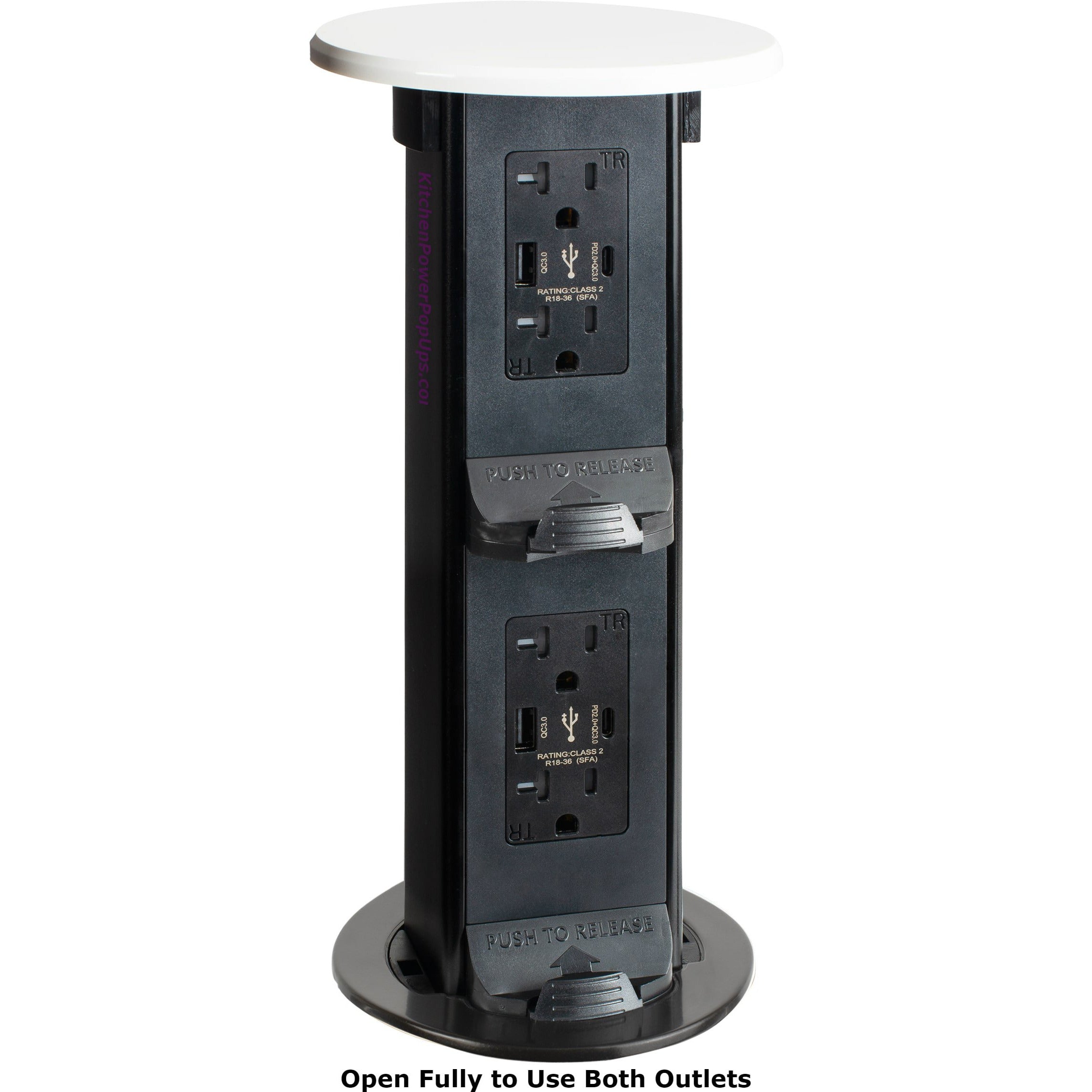 Commercial Electric 2-Outlet 3 USB-A Surge Protector with Qi